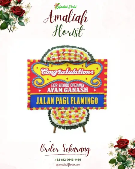 Sewa Papan Bunga Bleber